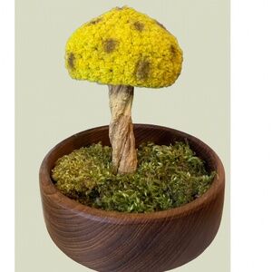 Mushroom “Augusta Maculata”. Mixed media, handmade. Signed MNK